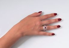 A Ruby Diamond Ring - image 2