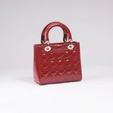 A Lady Dior Bag Cherry Red - image 1