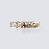 A Memory Ring with Fancy Diamonds - image 1