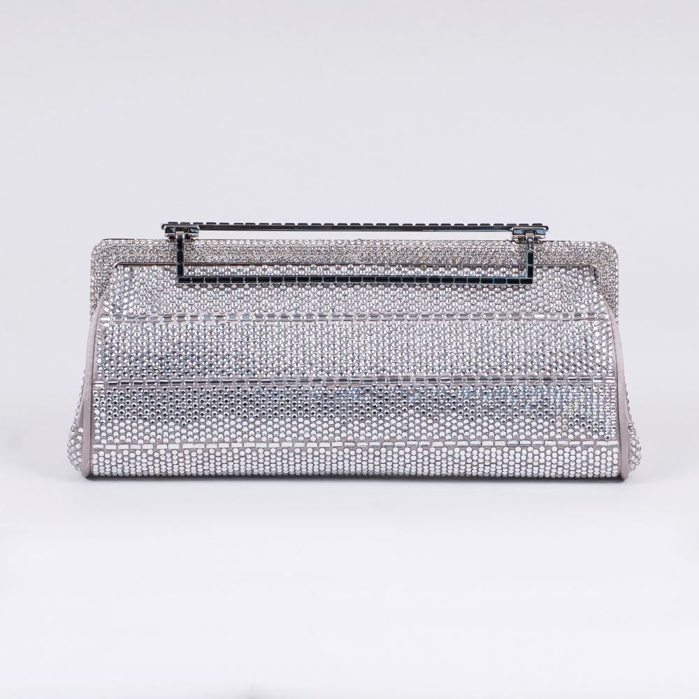 Klassische Clutch mit Strass