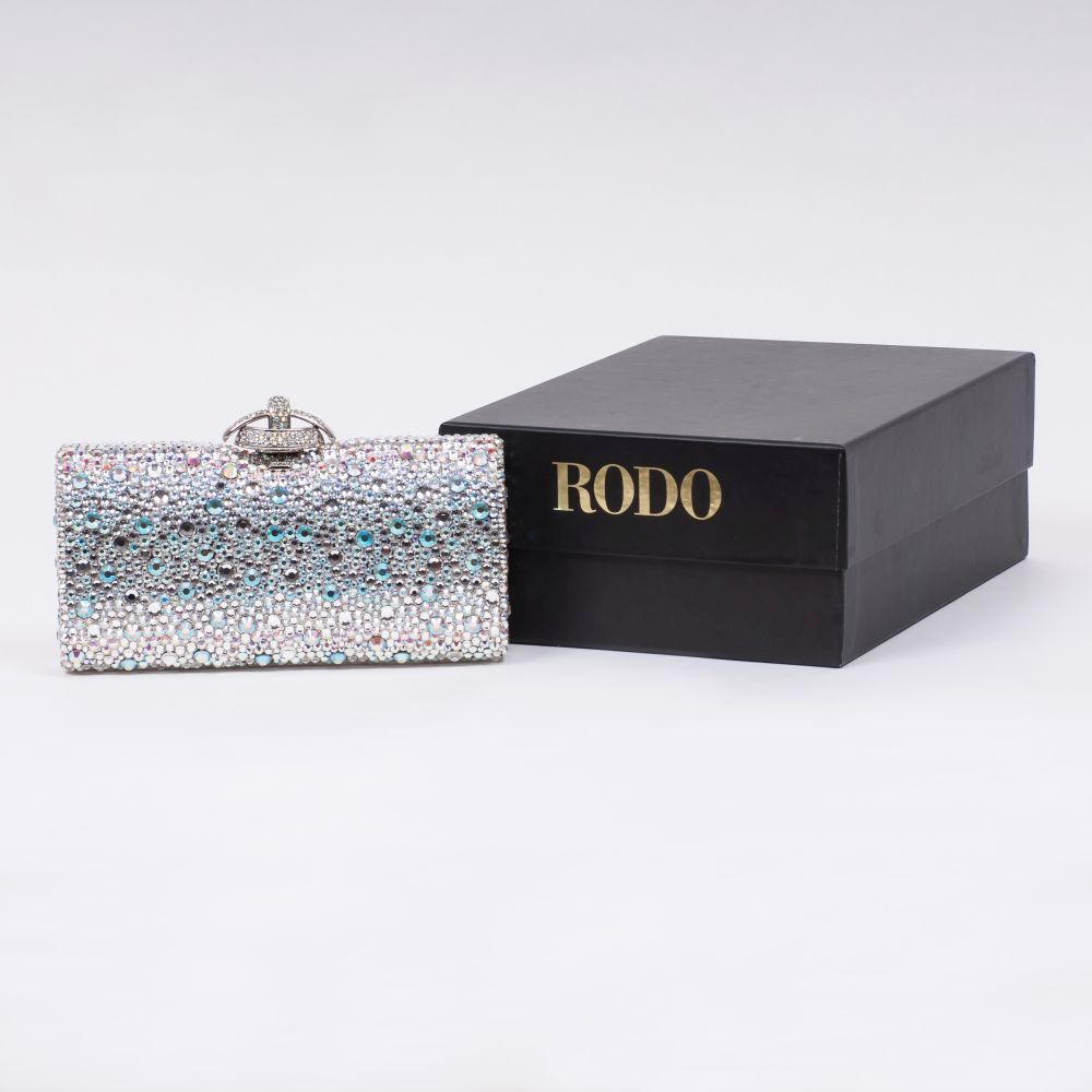 A Tube Clutch with Allover Swarovski Crystal - image 3