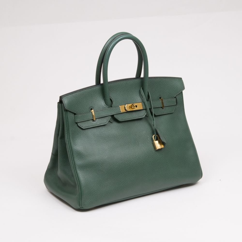 A Birkin Bag 35 Petrol