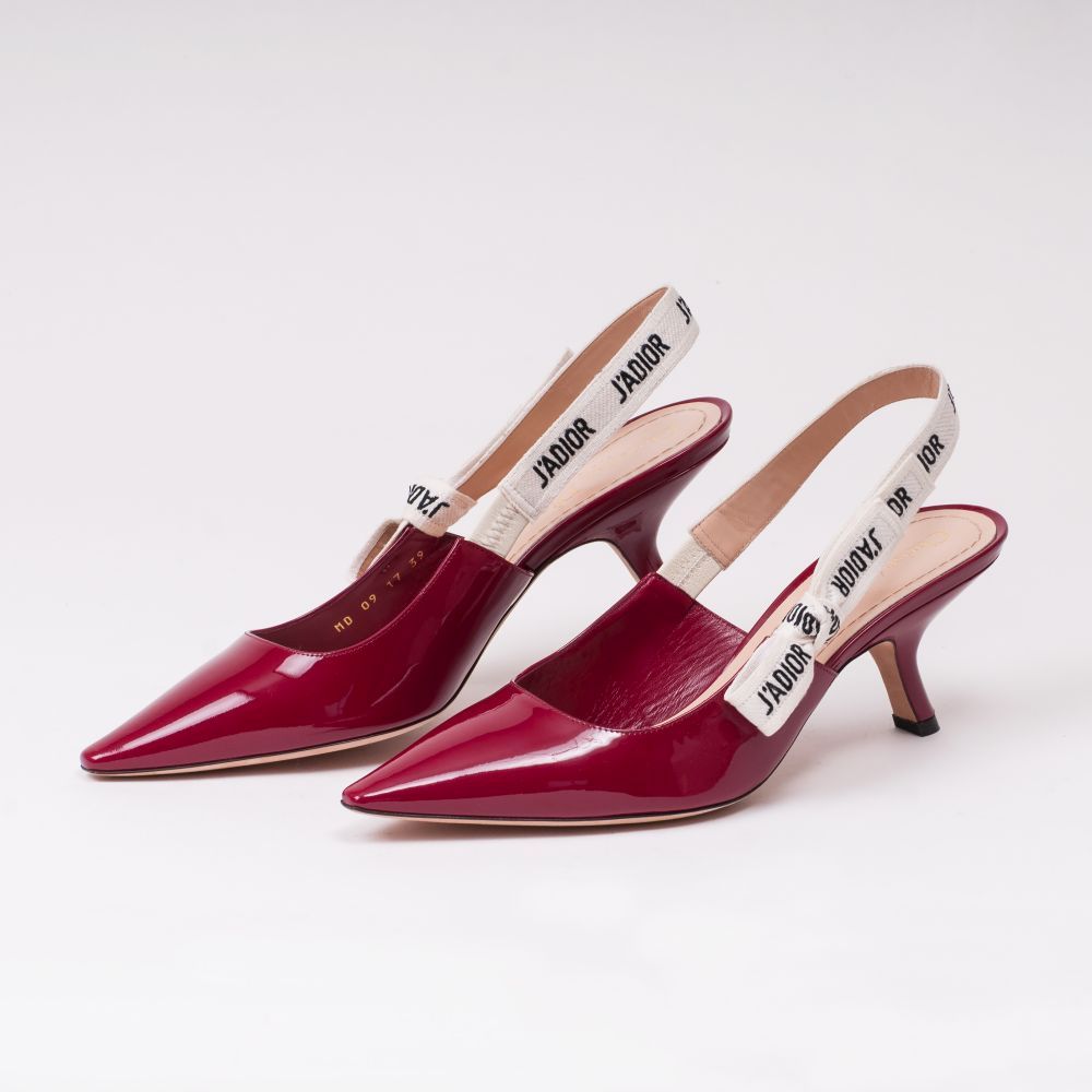 Paar J'Adior Slingback-Pumps Scarlet