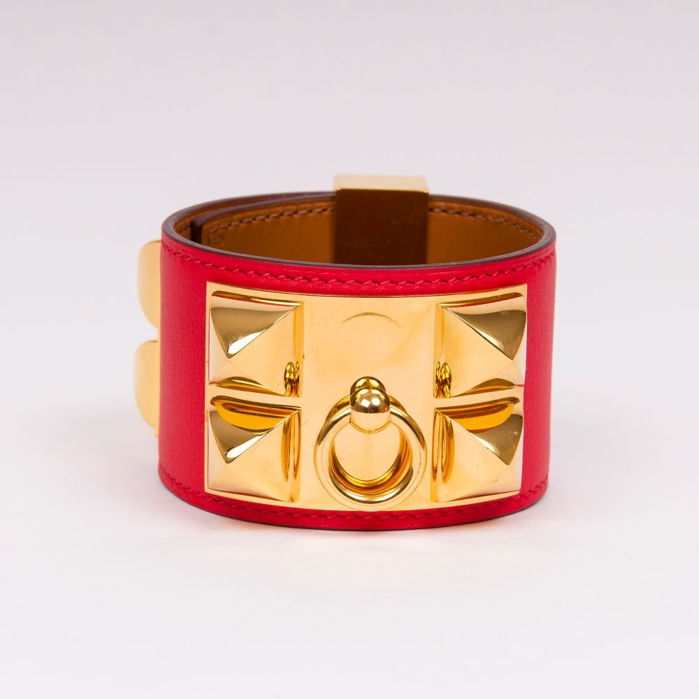 A Bangle Bracelet Collier de Chien Orange