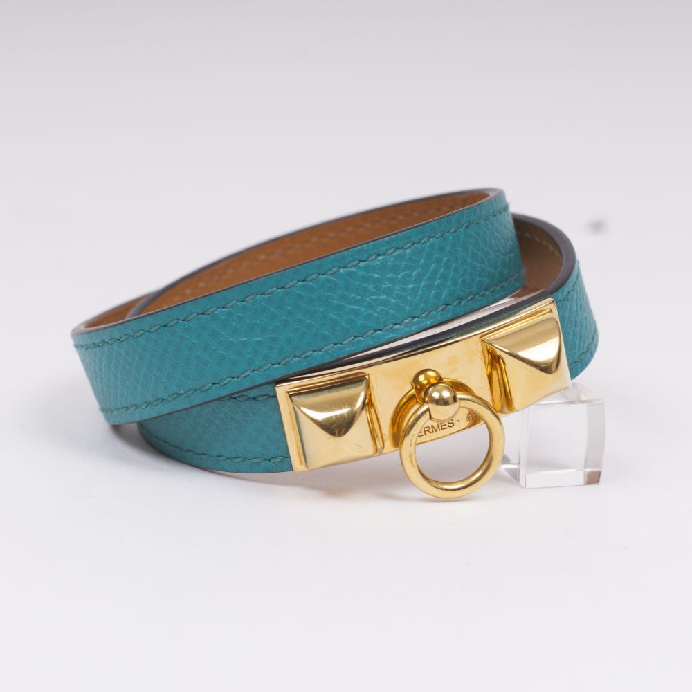 Armband Rivale Double Tour Bleu Paon