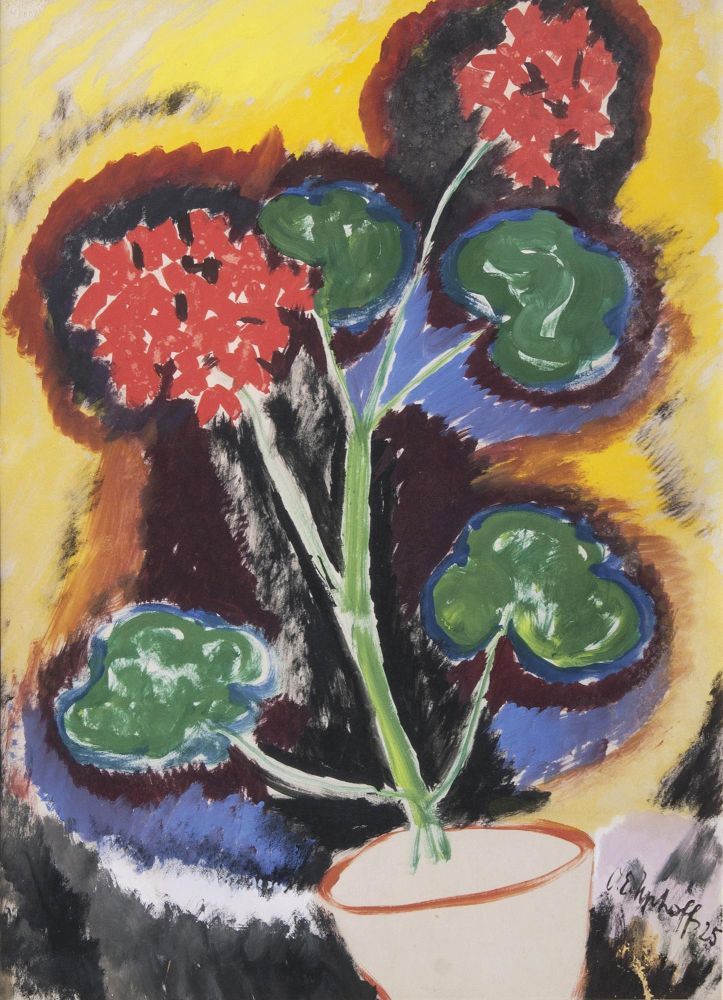 Carl Emil Uphoff - Rote Begonien Rote Begonien