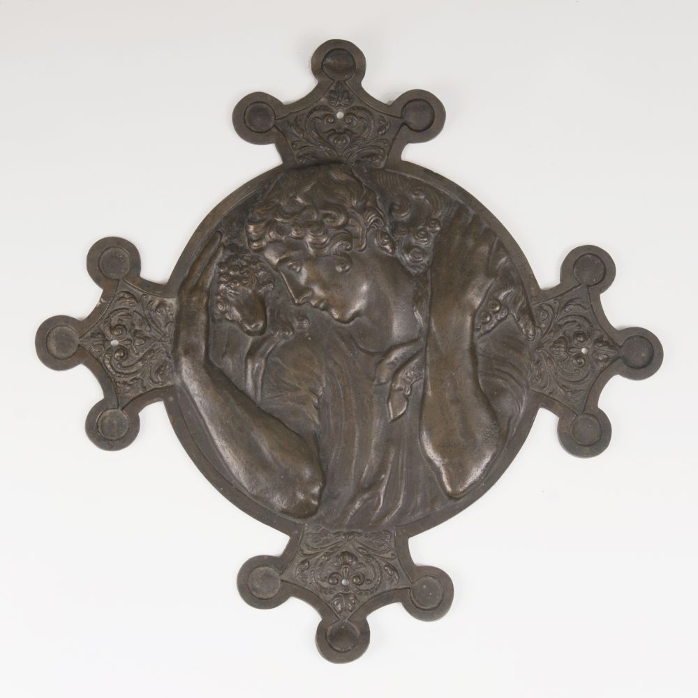 Cross-shaped relief 'Christ the Good Shepherd'