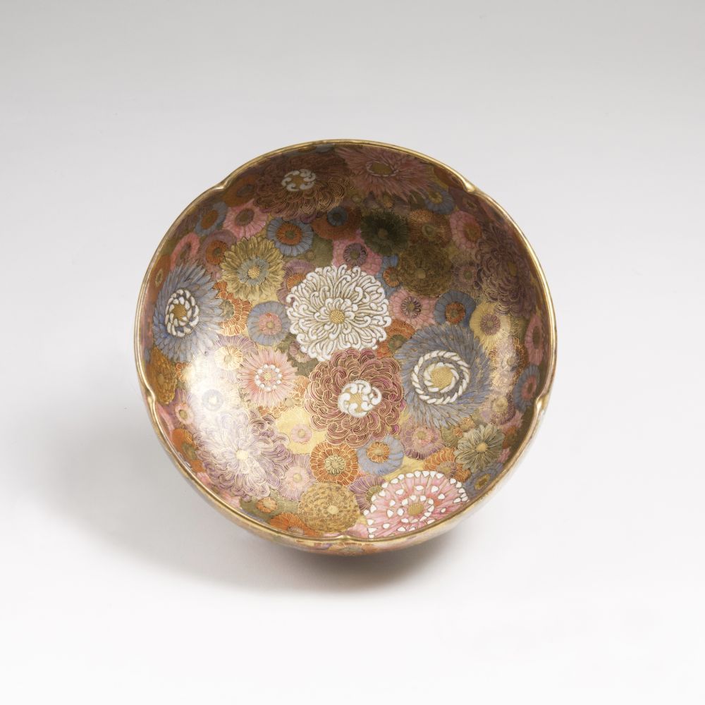 A Satsuma Bowl with Fine Millefleurs Decor - image 2