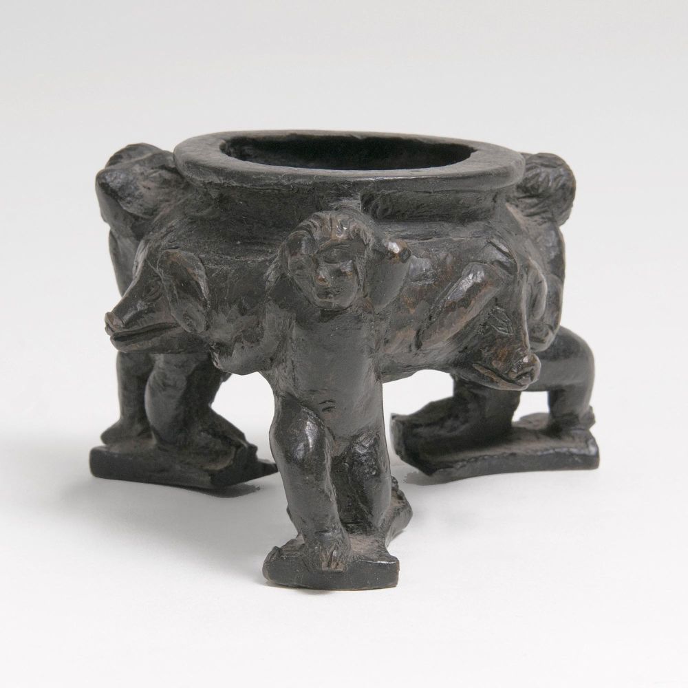 A Renaissance Inkwell with Boys