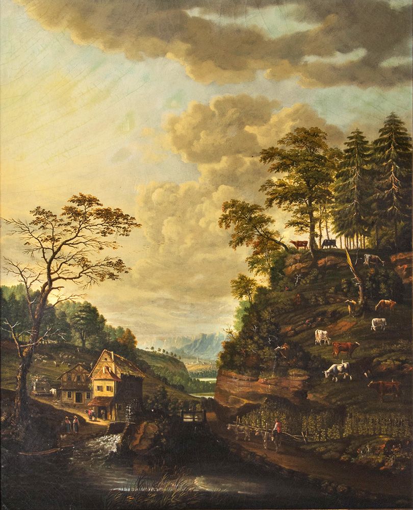 Landscape with Water Mill