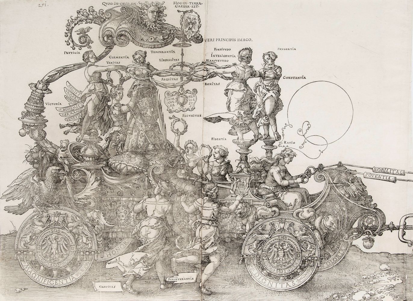 Albrecht Dürer - Der Große Triumphwagen Der Große Triumphwagen