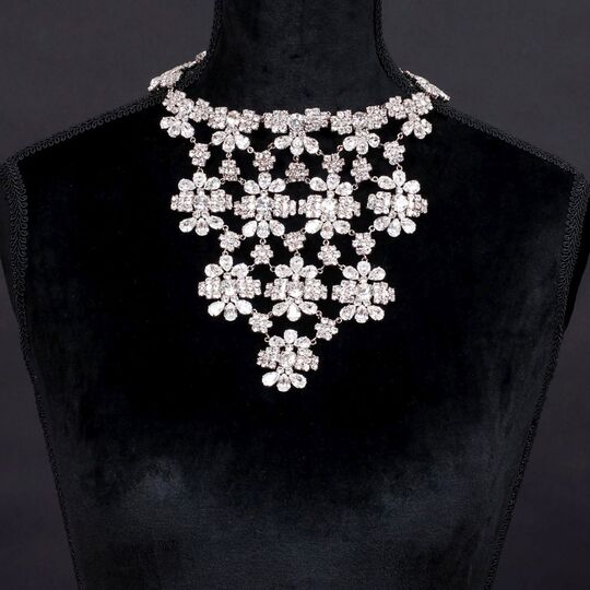 A Necklace with Swarovski Crystals