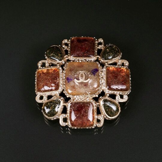 Chanel: A Gripoix Brooch Byzantine Style