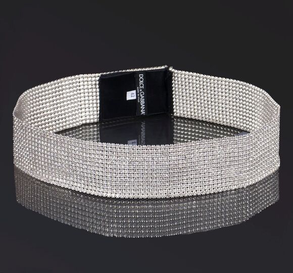 A wide Swarovski Crystal Belt