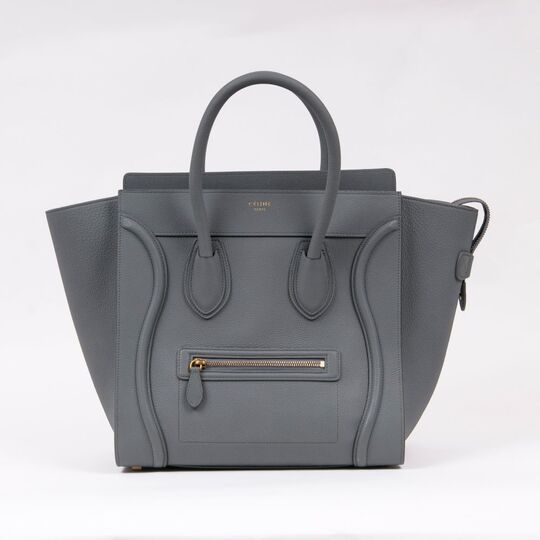 A Mini Luggage Handbag Charcoal