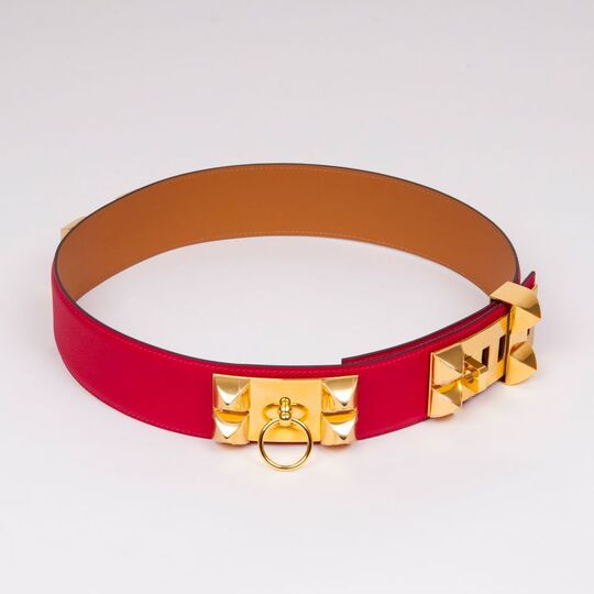 Gürtel Collier de Chien Rouge Piment