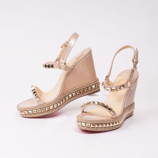 A Pair of Cataclou Studded Plateau Sandals