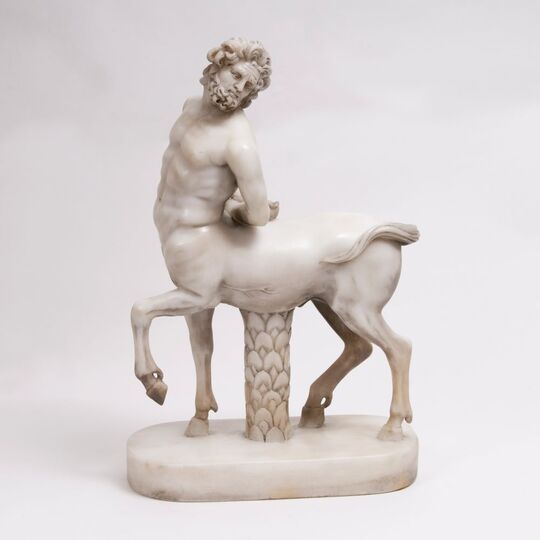 A Marble Sculpture of a Centaur
