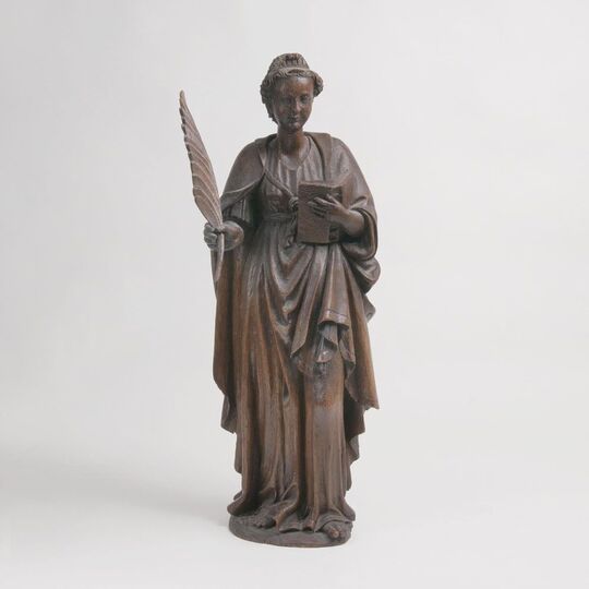 A Renaissance Sculpture of Saint Catherine