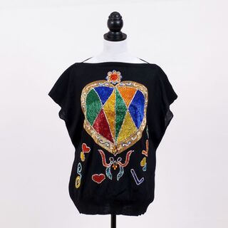 Oversize Knit Shirt Heart Broderie 'Love'