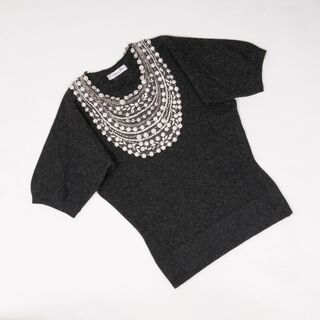 A Cashmere Pullover with Swarovski Crystals