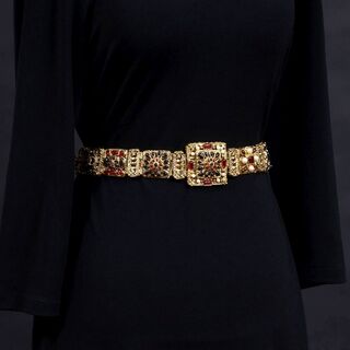 A Chain Belt with Filigree Ornaments 'Byzantine Style'
