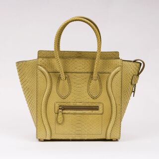 Micro Luggage Handbag Python