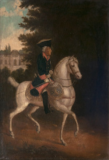 Frederick the Great in front of Sanssouci