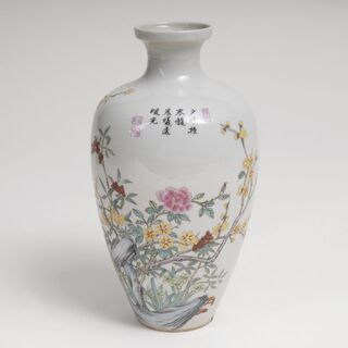 A Small Chinese Baluster Vase