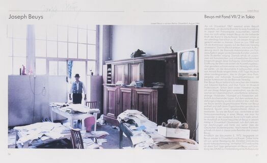 Joseph Beuys in seinem Atelier
