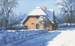 Frisian House in Winter