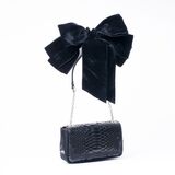 An Iconic Artemis Bow Bag in Python Leather