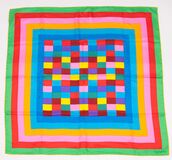 A Multicolored Silk Scarf '1973' - image 1