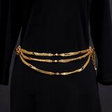 Chain Belt mit Strass und Farbsteinen im Byzantinischen Stil - Bild 1