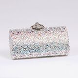 Tube Clutch mit Allover Swarovski-Kristallen - Bild 1