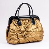 A Metallic Gold Shopper