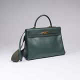 A Kelly Bag 35 Petrol - image 1