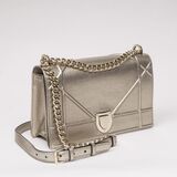 A Diorama Clutch Metallic Champagne - image 1