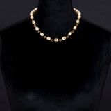 Zwei Faux Pearls Vintage-Colliers mit Strass-Besatz - Bild 2