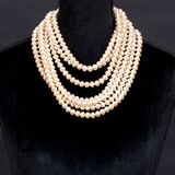 Faux Pearls Kaskaden-Collier 'Rive Gauche' - Bild 1