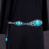 A Turquoise Chain Belt - image 1