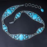 A Turquoise Chain Belt - image 2