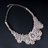 A Swarovski Flower Necklace - image 2