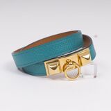 Armband Rivale Double Tour Bleu Paon