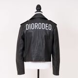 A Diorodeo Black Leather Biker Jacket - image 1