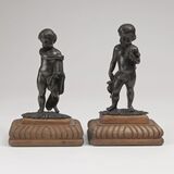 A Pair of Allegoric Baroque Putti