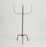 A large Gothic Wrought Iron Candelabra