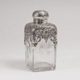 A Victorian Glass Decanter with Silver Mounting - image 2