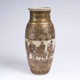 Große Satsuma-Vase mit feinstem Dekor - Bild 1