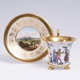 A Cup with Gallant Scene or View of Frankfurt - image 2